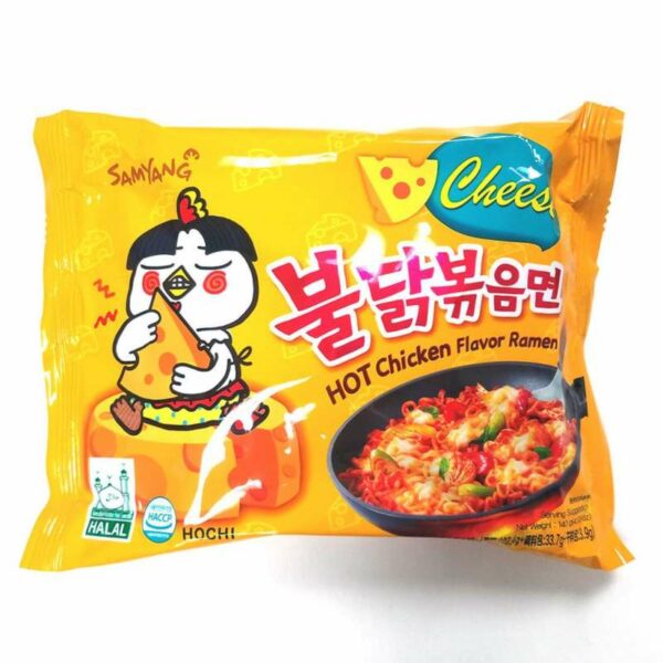 Лапша Samyang Hot Chicken Flavor Ramen CHEESE со вкусом острой курицы и сыра 140 гр. (40)