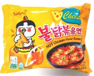 Лапша Samyang Hot Chicken Flavor Ramen CHEESE со вкусом острой курицы и сыра 140 гр. (40)