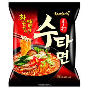 Лапша Samyang Ramen Sutah острый вкус 120гр (20) Лапша Samyang Ramen Sutah острый вкус 120гр (20)