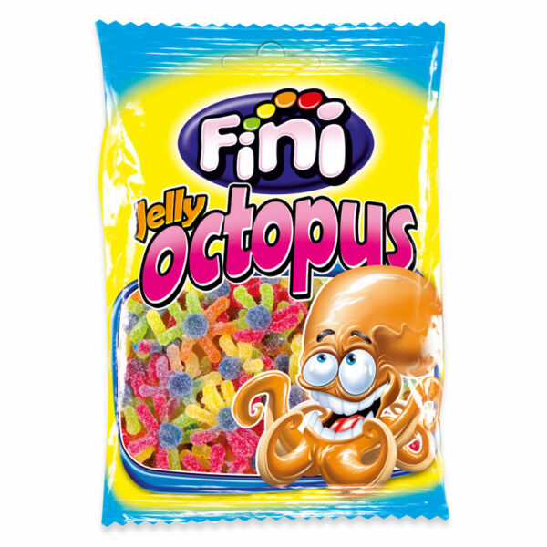 Мармелад Fini Осьминоги в сахаре 90 гр БЕЗ ГЛЮТЕНА (12)