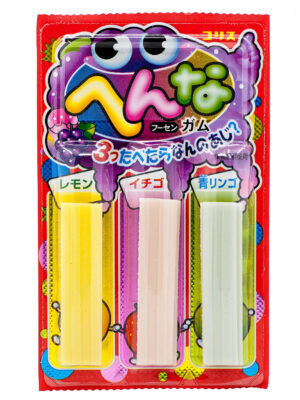 Жевательная резинка Coris 3 вкуса (Лимон, ягода, зеленое яблоко) 15 гр. (20)