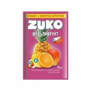 Растворимый напиток ZUKO Мультифрукт 20 гр. (12) Растворимый напиток ZUKO Мультифрукт 20 гр. (12)