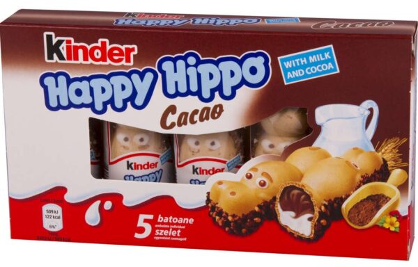 Печенье Kinder Happy Hippo Cacao 103,5 гр (10)