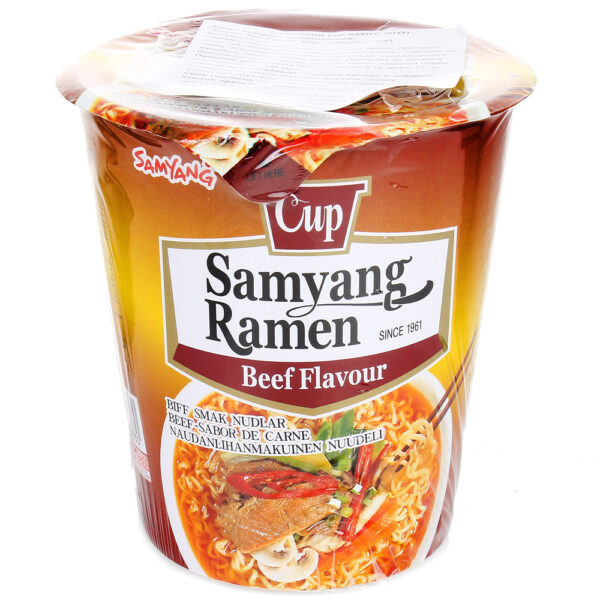 Лапша Samyang Ramen Cup говядина 65гр.