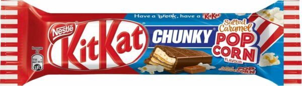 KitKat Чанки Кукис Поп корн соленая карамель 42 гр (24)