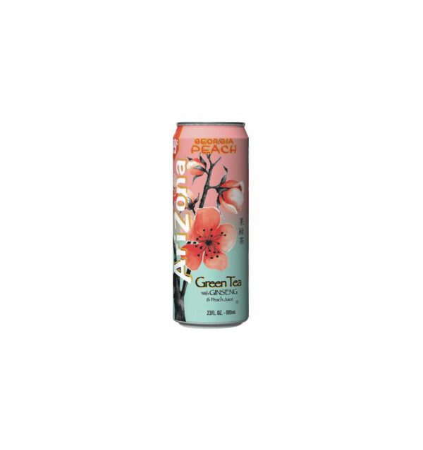 Arizona Iced Tea Peach & Ginseng (Персик Женьшень) 680мл (24)