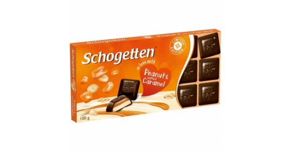 Шоколадная плитка Schogetten Арахис и Соленая Карамель 100 гр.  (15)
