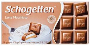 Шоколадная плитка Schogetten Латте Макиато 100 гр. (15) Шоколадная плитка Schogetten Латте Макиато 100 гр. (15)