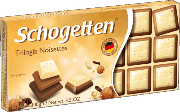 Шоколадная плитка Schogetten Трилогия 100 гр.  (15)