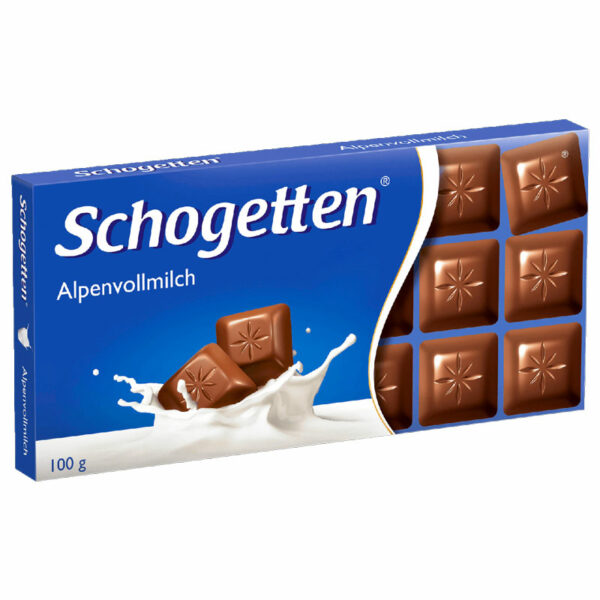 Шоколадная плитка Schogetten Альпин милк 100 гр. (15)