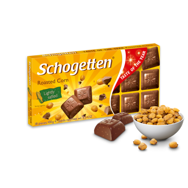 Шоколадная плитка Schogetten 100 гр. Кукуруза (15)