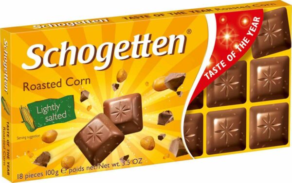 Шоколадная плитка Schogetten 100 гр. Кукуруза (15)