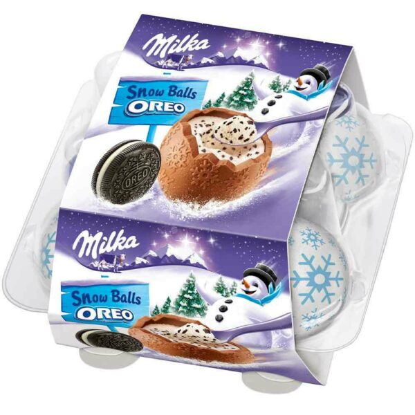 Шоколадные шарики Milka SnowBalls Oreo 112 гр.