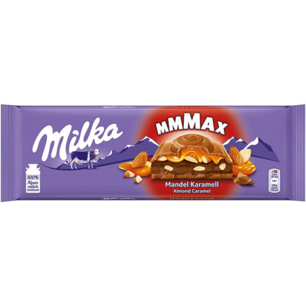 Шоколадная плитка Milka Almond Caramel 300 гр (12)