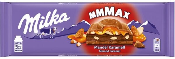 Шоколадная плитка Milka Almond Caramel 300 гр (12)