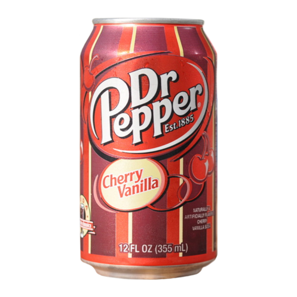 Газированный напиток Dr. Pepper Cherry Vanilla (Вишня Ваниль) 355мл (12) США