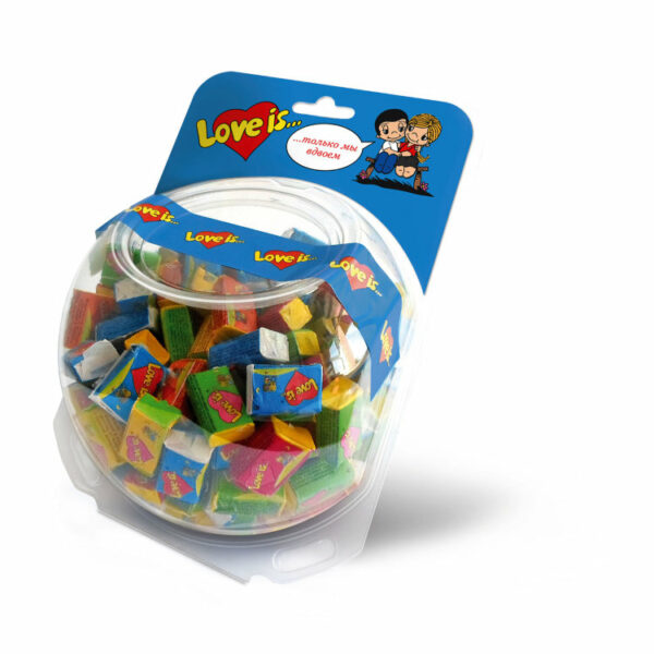 Жевательная резинка Love is ШАР 200 шт