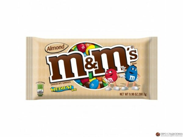 Драже M&M’s Almond 80.2 гр (18)