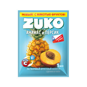 Растворимый напиток ZUKO Ананас-Персик 25 гр. (12) Растворимый напиток ZUKO Ананас-Персик 25 гр. (12)