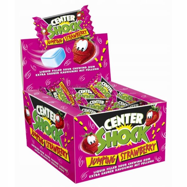 Жевательная резинка Center Shock c клубничным вкусом (100)
