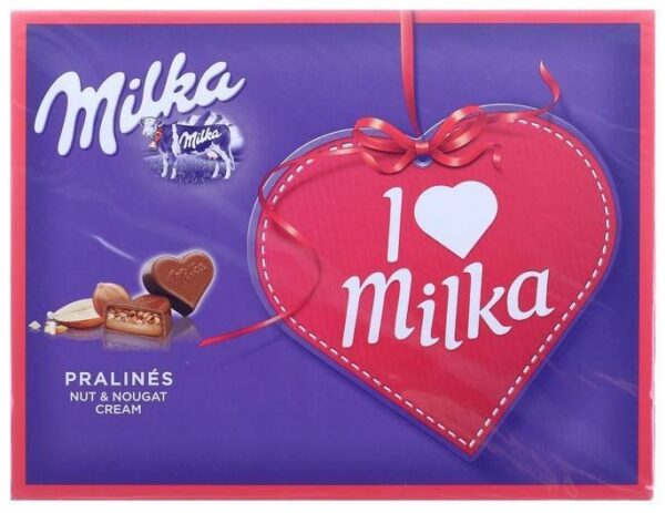Подарочный набор Milka Nut Nougat Cream 110 гр (10)