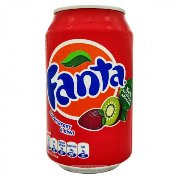 Газированный напиток Fanta Strawberry-Kiwi (Клубника-Киви) 330мл (24)