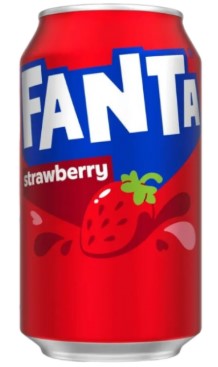 [M]Газированный напиток Fanta Strawberry (Клубника) 355мл (12) США