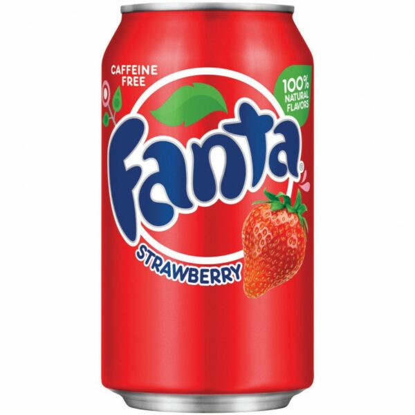 Газированный напиток Fanta Strawberry (Клубника) 355мл (12) США