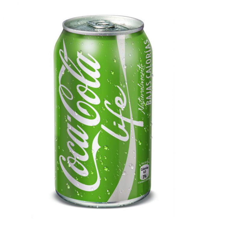 Напиток а4 в банках. Coca-Cola Life 355 мл. Зеленая кола. Coca-Cola Classic 355 мл. Coca Cola Life напиток.