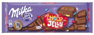 Шоколадная плитка Milka Choco Jelly 250 гр (15) Шоколадная плитка Milka Choco Jelly 250 гр (15)