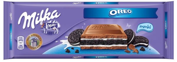 Шоколадная плитка Milka Oreo 300 гр (12)