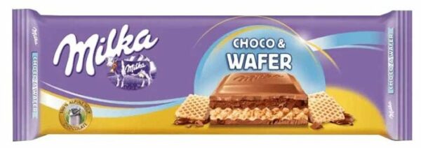 Шоколадная плитка Milka Choco&Wafer 300 гр