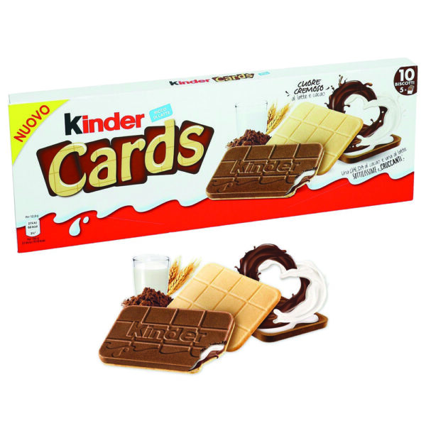 Печенье Kinder Cards 128гр (20)