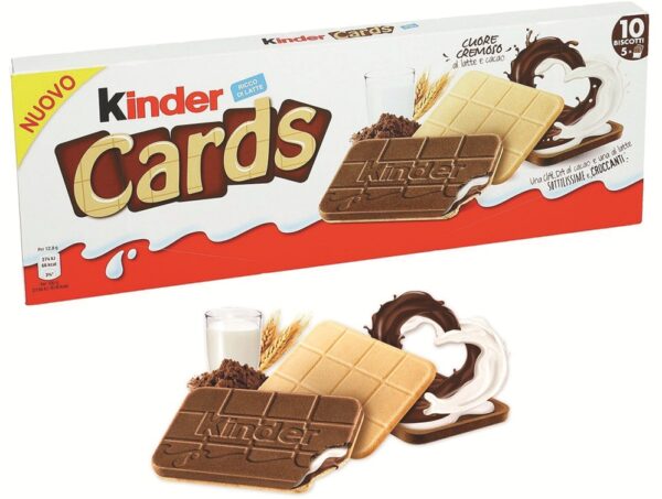 Печенье Kinder Cards 128гр (20)