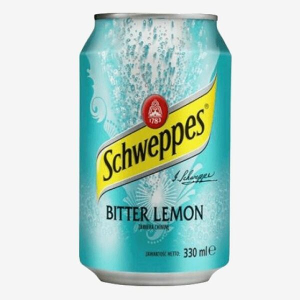 Газированный напиток Schweppes Bitter Lemon 330мл Тонкая банка (24) Польша