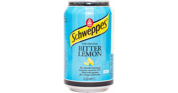 Газированный напиток Schweppes Bitter Lemon 330мл Тонкая банка (24) Польша