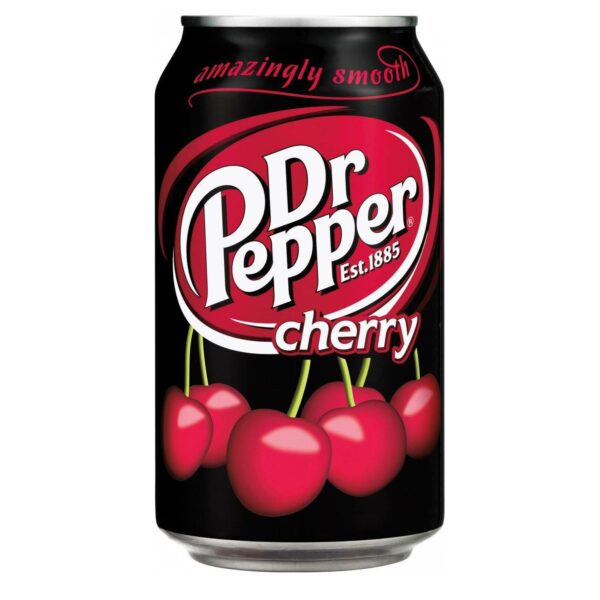Газированный напиток Dr. Pepper Cherry (Вишня) 330мл Тонкая Банка (24) (Польша)