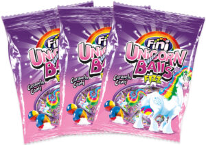 Карамель леденцовая с жев. начинкой Фини Юникорн  80гр (12