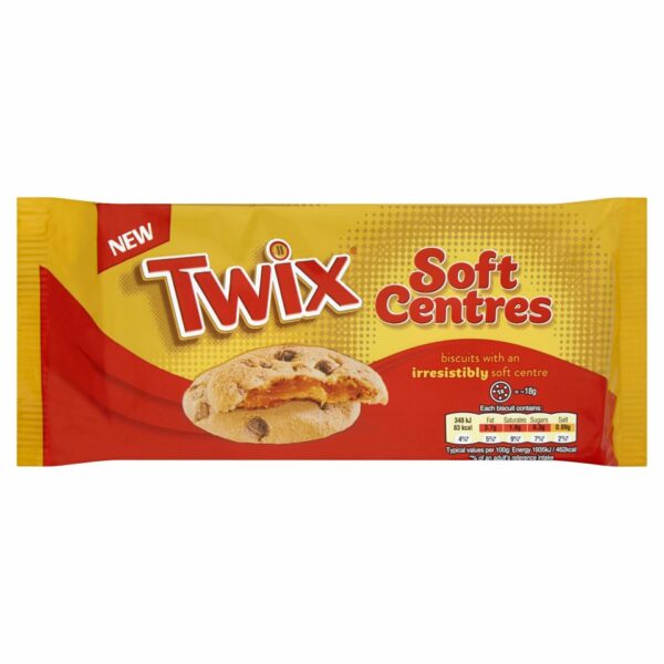 Печенье Twix Caramel Centres (C карамельной начинкой) 144 гр (8)