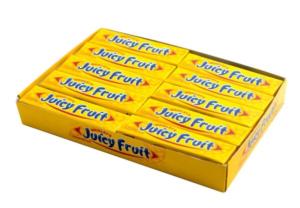 Жевательная резинка Wringley’s Juicy Fruit (Сочные фрукты) 37,5 гр (10)
