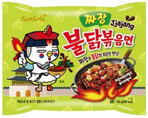 Лапша Samyang Hot Chicken Flavor Ramen JJAJNG  со вкусом острой курицы в бобовом соусе 140 гр. (40) Лапша Samyang Hot Chicken Flavor Ramen JJAJNG  со вкусом острой курицы в бобовом соусе 140 гр. (40)