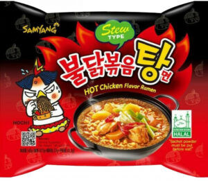 Лапша Samyang Hot Chicken Flavor Ramen Stew Type со вкусом острой тушеной курицы 145 гр. (40) Лапша Samyang Hot Chicken Flavor Ramen Stew Type со вкусом острой тушеной курицы 145 гр. (40)