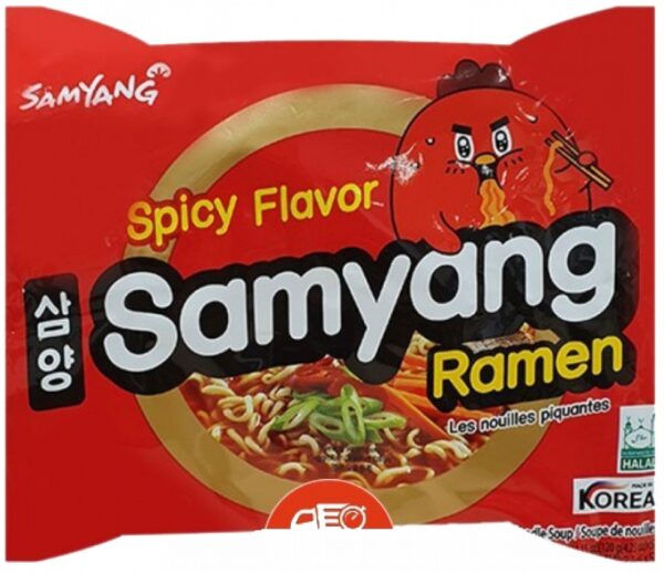 Лапша Samyang Hot Chicken SPICY Flavor Ramen со вкусом острой курицы с овощами 120 гр. (40)