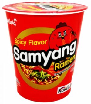 Лапша Samyang Ramen Spicy Cup острая со вкусом курицы с овощами 65гр. (30) Лапша Samyang Ramen Spicy Cup острая со вкусом курицы с овощами 65гр. (30)