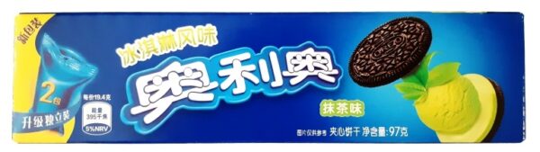 Печенье Oreo со вкусом мороженого и зеленого чая 97 гр. (24)