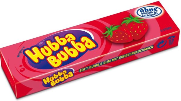 Жевательная резинка Hubba Bubba Клубника 35 гр (20)