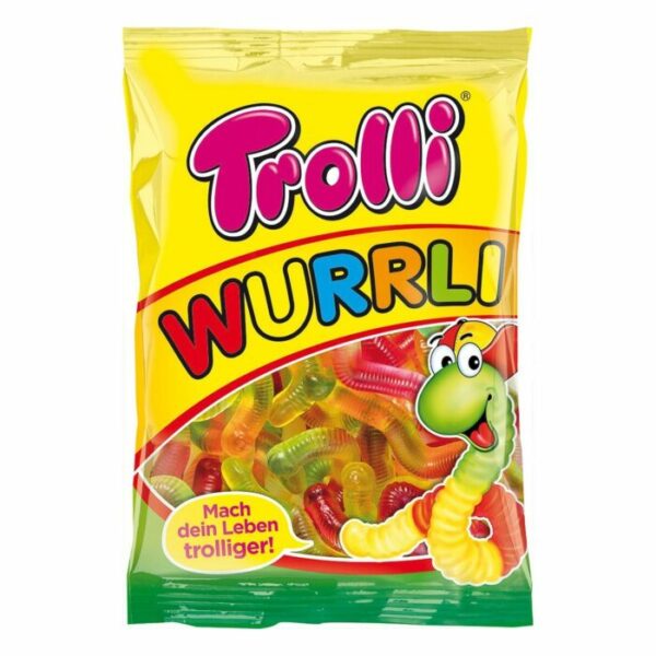 Мармелад Тролли Светящиеся Червячки 100гр