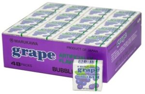 Жевательная резинка Marukawa Виноград (УПАКОВКА 48 ШТ)