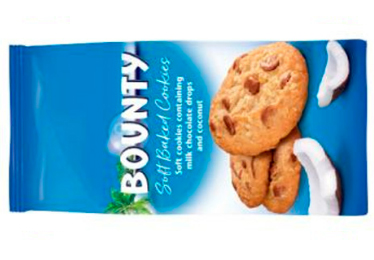 Печенье Bounty Soft Baked 180гр (8) Печенье Bounty Soft Baked 180гр (8)