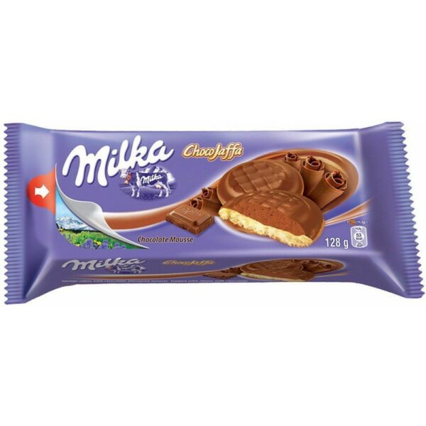 Печенье Milka Jaffa Chocolate 128 гр (24)